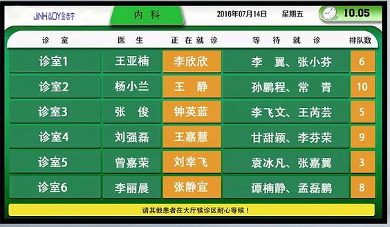 智慧門診--分診排隊叫號系統(tǒng)